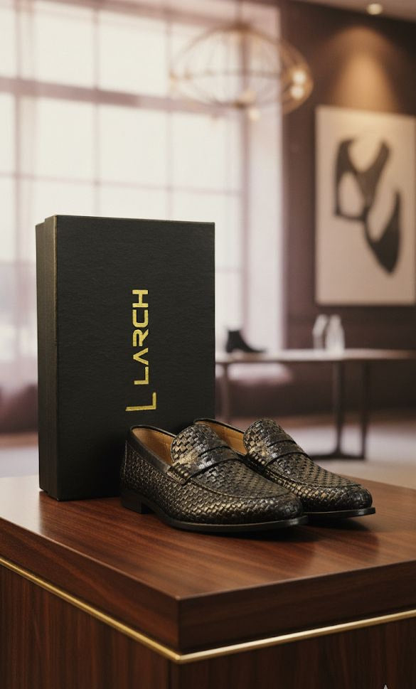 LARCH – The Woven Monarch | Affordable Luxury Loafers for the Modern Gentleman