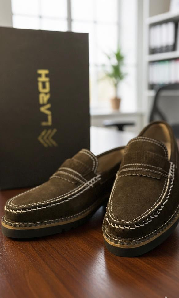 LARCH Signature Suede Loafers – Affordable Luxury & All-Day Comfort