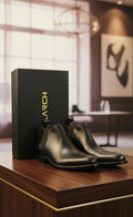 LARCH Classic Black Chelsea Boots – Timeless Elegance, Affordable Luxury